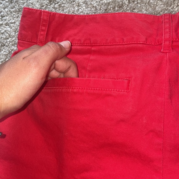 Red jean shorts! Side 4. - Picture 3 of 4
